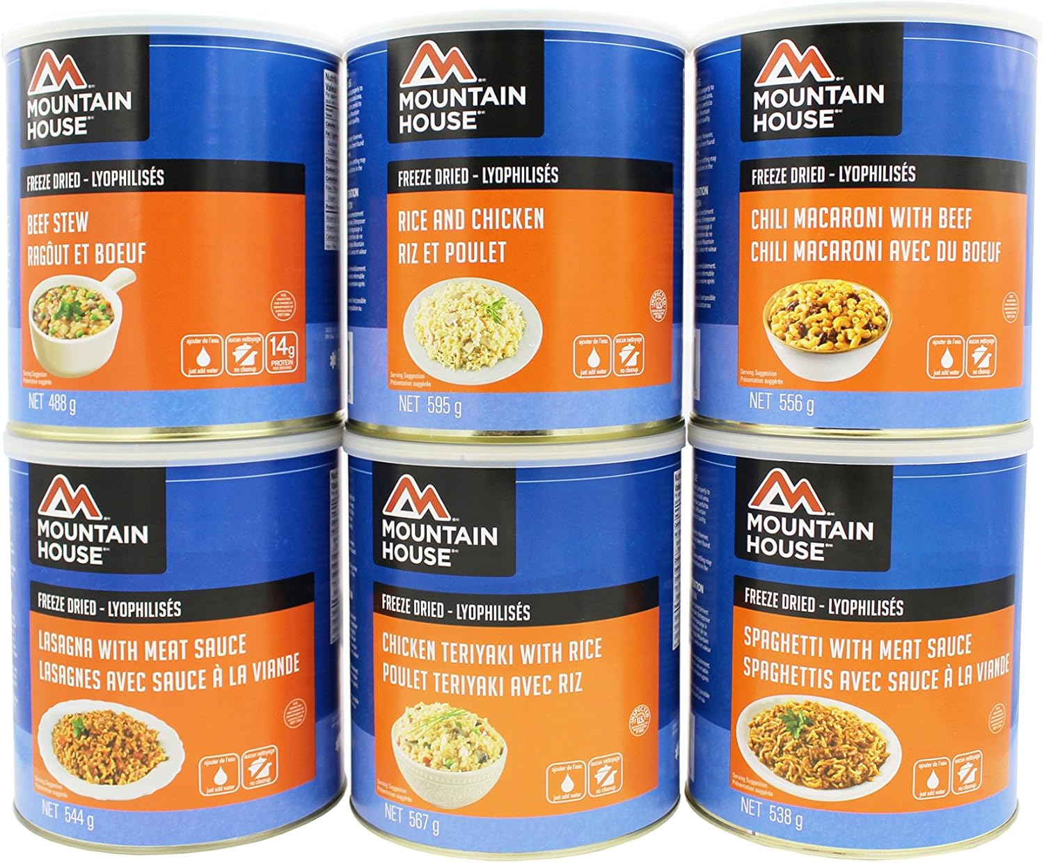 Mountain House 10 can Sampler Kit, FreezeDried Food Amazon Canada