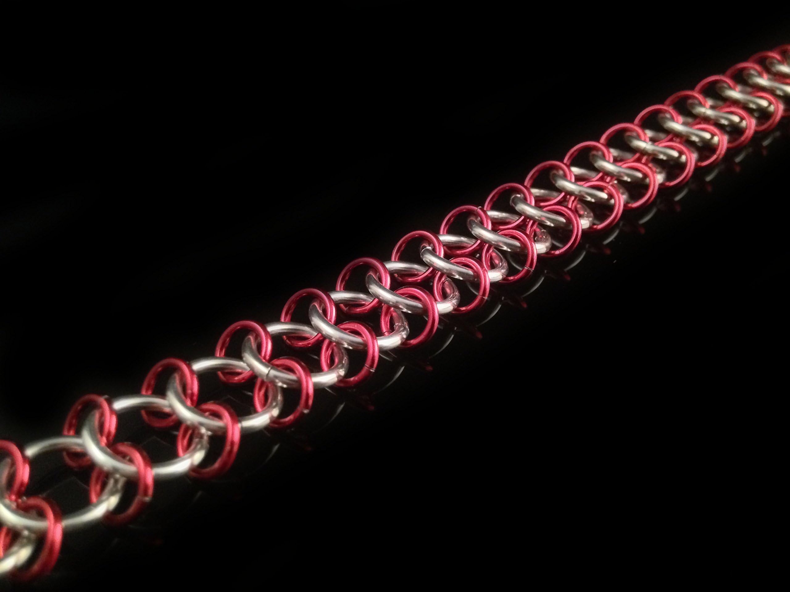Chainmail Bracelet Vertabrae Weave