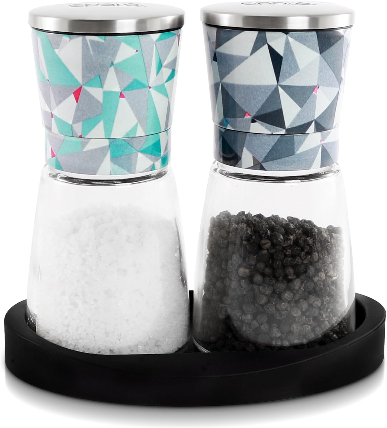 Eparé Salt and Pepper Mill Set Adjustable Ceramic Grinder