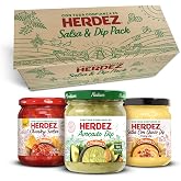 HERDEZ&reg; Salsa Dipping Variety 3 Pack | Chunky Medium, Salsa Con Queso, Avocado Dip Medium, Authentic Mexican Flavor Dips for Chips