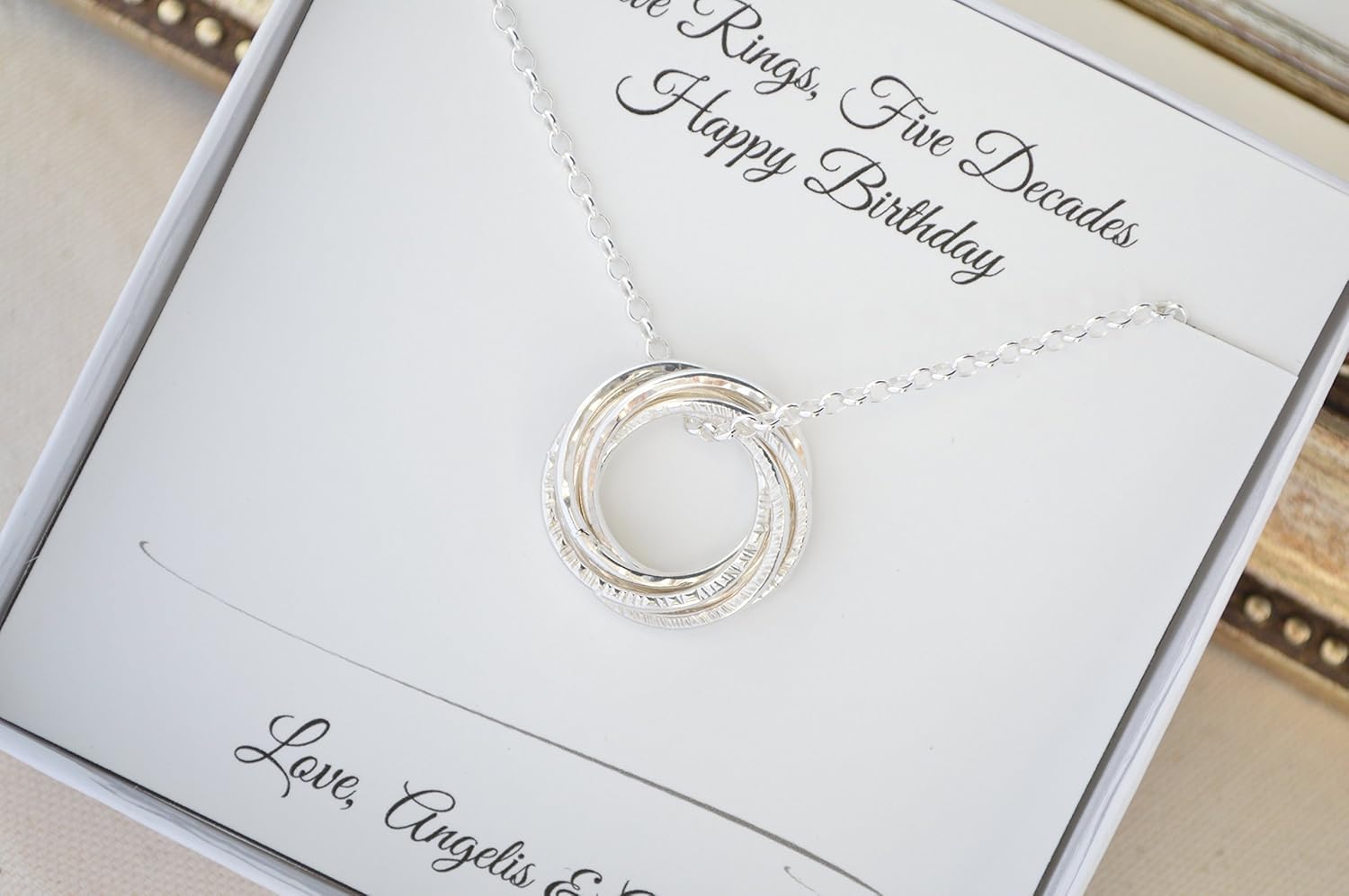 50th birthday jewelry for wife