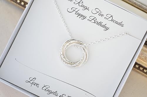 50th birthday jewellery for her