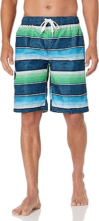 Mesh Lining Swimwear Kanu Surf Men's Riviera Swim Trunks - UPF 50+ Quick-Dry Boardshorts With Mesh Lining Floral Print Swimwear