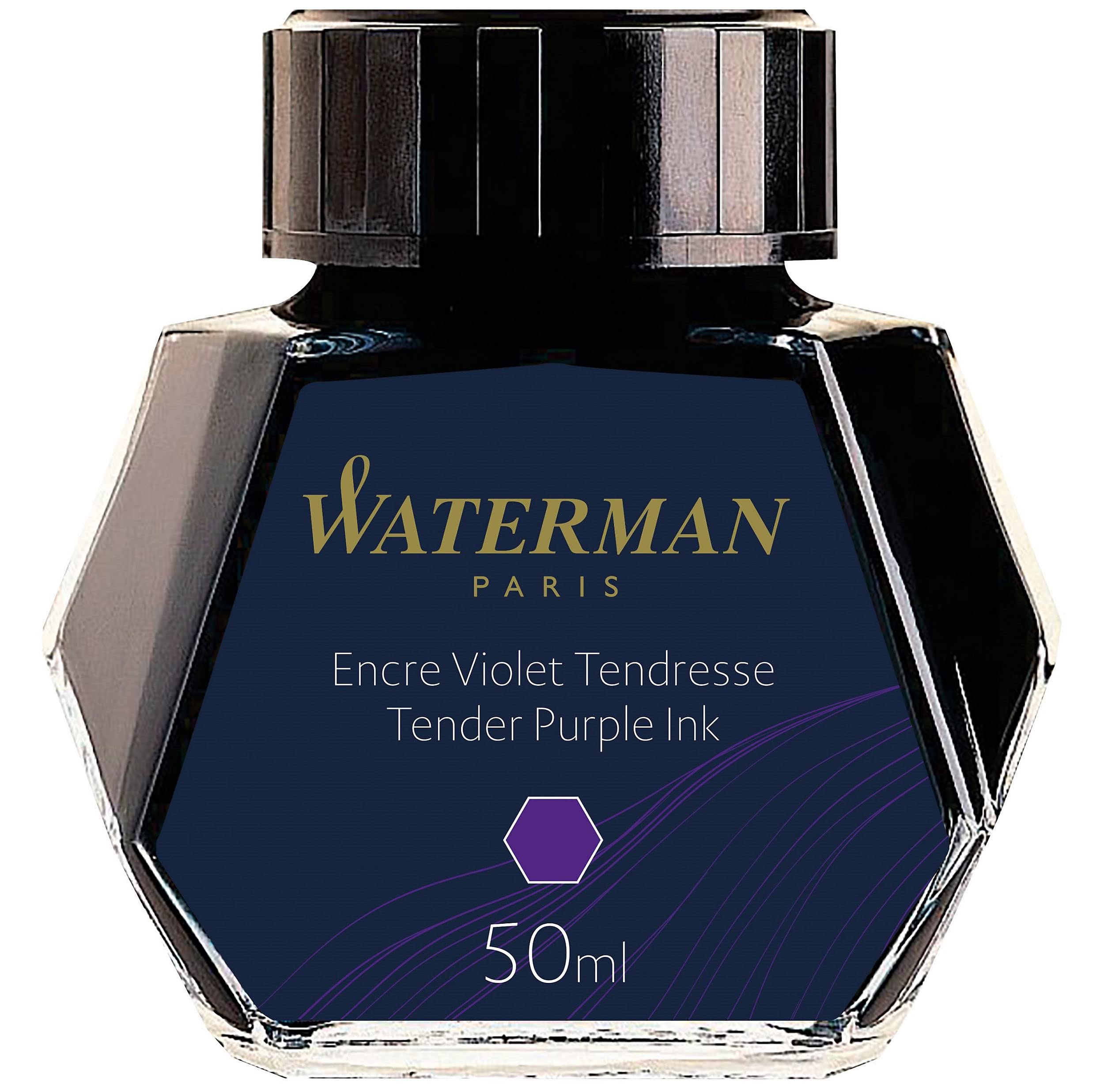 Waterman Fountain Pen Ink | Tender Purple | 50ml Bottle
