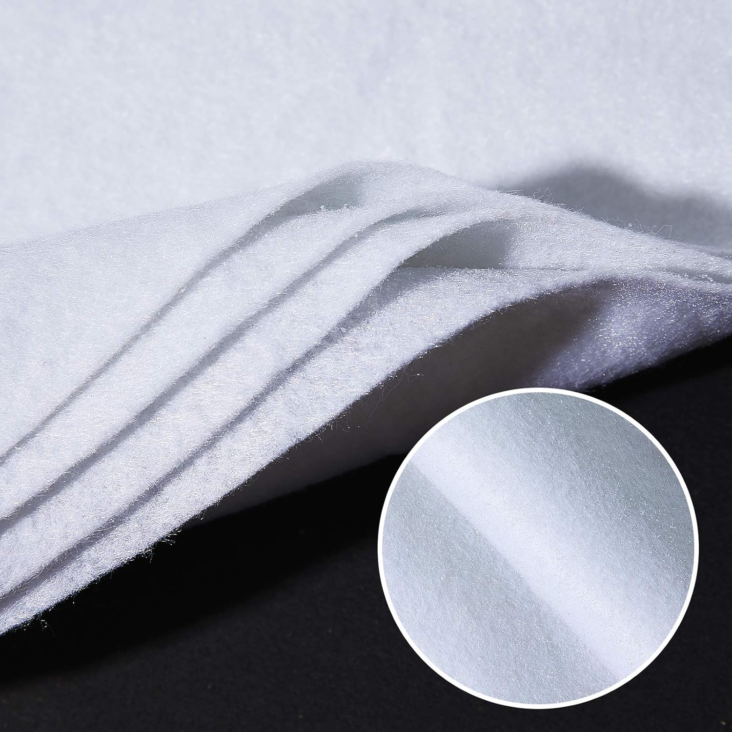 NonWoven Interfacing Fabric Thick SingleSided Iron on Interfacing, 90