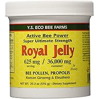 Fresh Royal Jelly + Bee Pollen, Propolis, Ginseng, Honey Mix - 36,000mg Y.S. Org 20.3 oz