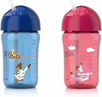 Philips Avent La Tasse Avec Paille Vaisselle Bebe Multicolore Amazon Fr Bebes Puericulture