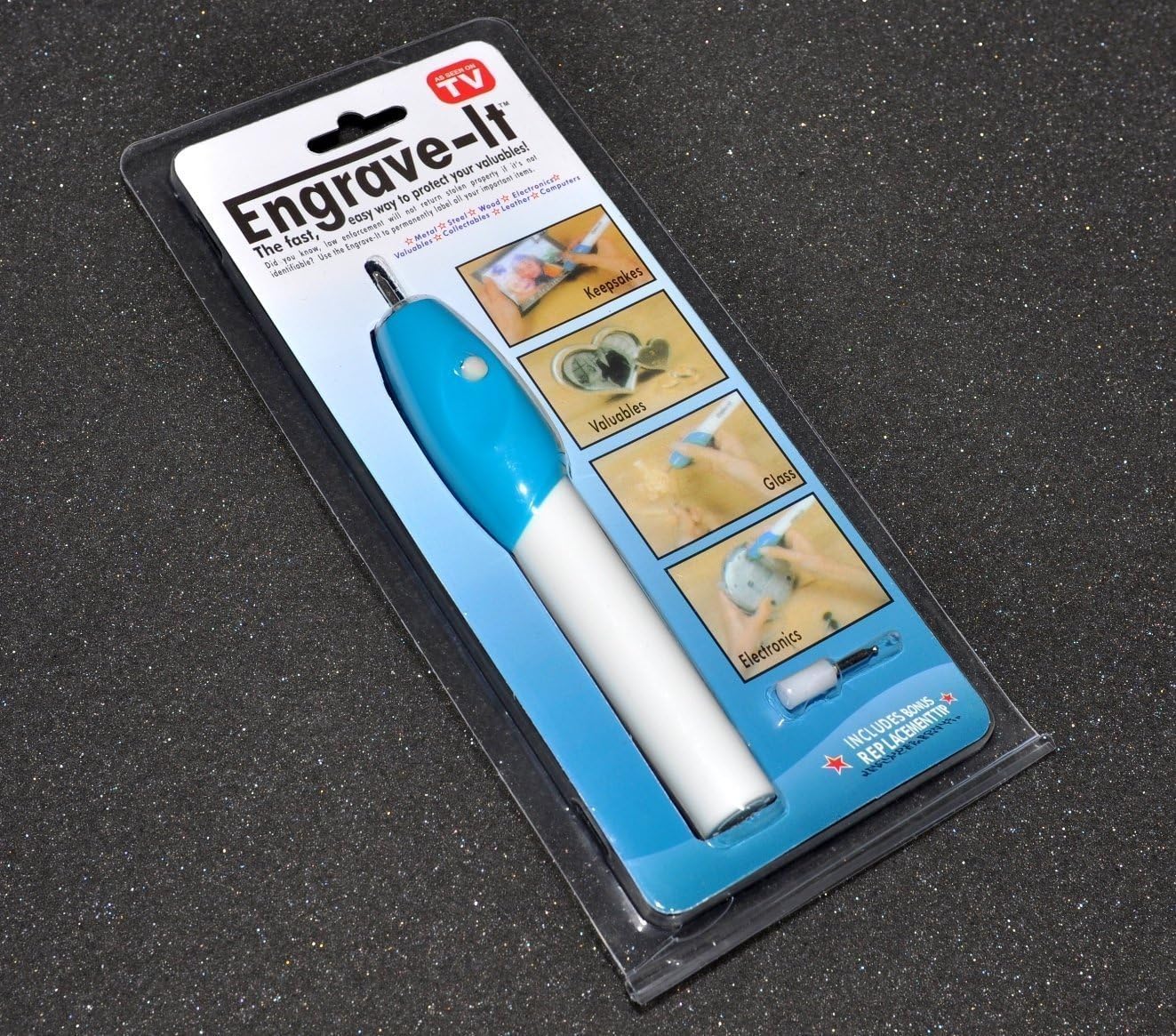 Trexee Magical Engraving Etching Carving Pen Engraver Machine Glass, Plastic, Iron Metal Plastic Wood