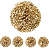 Oualhoo 5 Pack Soldering Iron Tip Cleaner, Solder Tip Cleaning Brass Wire for Soldering Station, Interchangeable Solder Tip Cleaning Wire