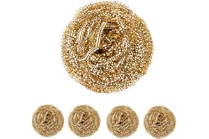 Oualhoo 5 Pack Soldering Iron Tip Cleaner, Solder Tip Cleaning Brass Wire for Soldering Station, Interchangeable for Metcal