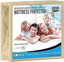 Utopia Bedding Waterproof Mattress Protector King
