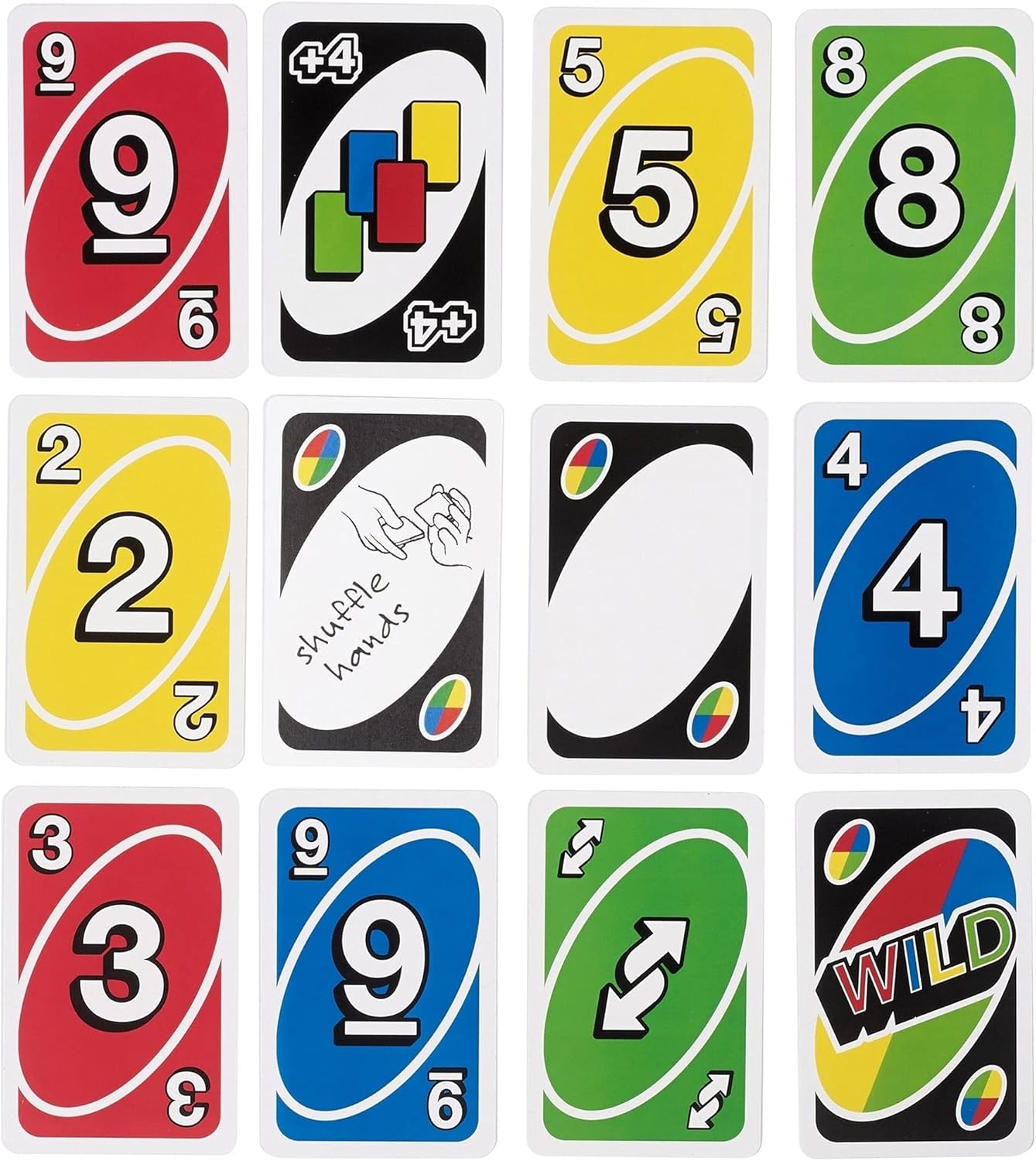UNO Family Card Game, with 112 Cards in a Sturdy Storage Tin, Travel-Friendly, Makes a Great Gift for 7 Year Olds and Up [ Exclusive]: Toys & Games