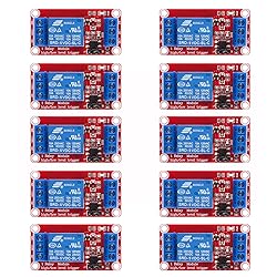 AEDIKO 10pcs DC 5V Relay Module - 1 Channel Relay