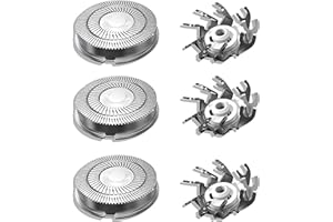 UICINOY Replacement heads for electric shavers,Waterproof Replacement Blades for Mens Shaver,3-Pack