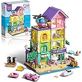Beach House Building Set with Light, NO Compatible with Lego Friend House for Girls Age 8-12, 1346PCS Mini Bricks Seaside Villa, Creative Holiday Cottage Building Kits, for Girl 8-14