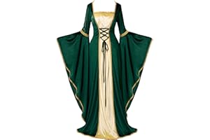 Spooktacular Creations Renaissance Costume Women, Velvet Medieval Dress for Women, Irish Renaissance Dress for Halloween