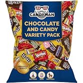 Candyman Bulk Candy Variety Pack, 5 lb Individually Wrapped Candy Mix - Halloween Candy
