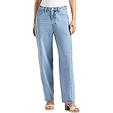 Buffalo David Bitton Womens Barbara High Rise Barrel Leg Jean