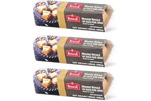 OLMA Rougie Mousse Royale of Duck Foie Gras – 4.9 oz (140g), Delicate Parfait Terrine, Ready-to-Serve Gourmet Appetizer, Product of Canada - Pack of 3