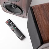 Roxel Onyx Active Bookshelf Speakers 100W RMS HDMI ARC Walnut view 6