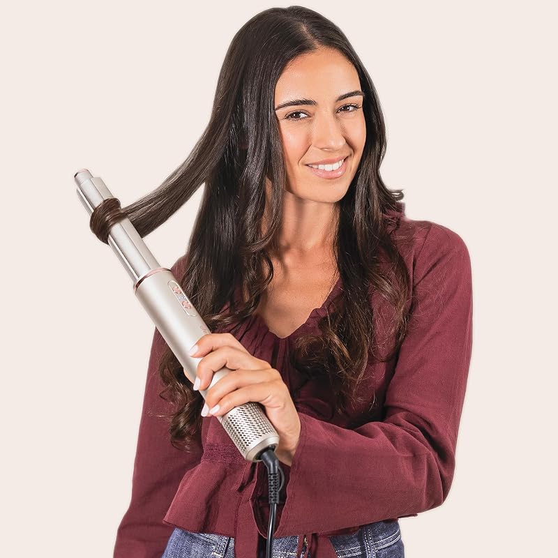 Pro Glam Twist 7 em 1 Hair Styler com Motor Digital Brushless, Sistema Coanda, Revestimento Cerâmico, Gerador de Iões e Acessórios Profissionais