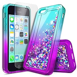 iPhone 5C Case with Screen Protector HD Clear for