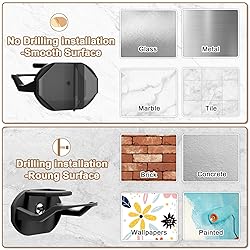 36 Pack Adhesive Hat Hooks for Wall, Super Strong