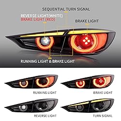 VLAND LED Sequential Tail Lights Compatible for
