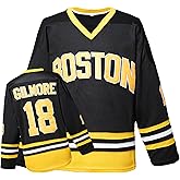 TRIVINKIN Happy Gilmore 18 Adam Sandler 1996 Black Ice Hockey Jersey Men