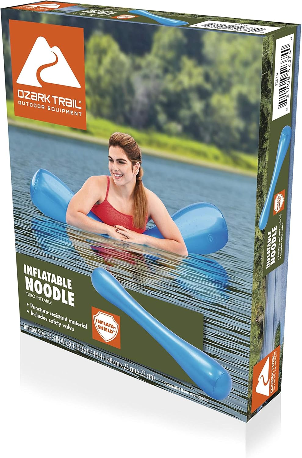 Ozark Trail Inflatable Noodle (Blue) Sports & Outdoors