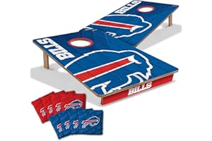 YouTheFan NFL 2’ x 3’ Wood Cornhole Game with Logo Bags