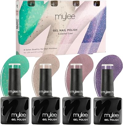 Mylee Gel Nail Polish Quad Coastal Cool 4x8ml Beach Bash Collection