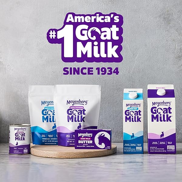 MEYENBERG WHOLE POWDERED GOAT MILK, 16OZ POUCH, AMAZON EXCLUSIVE, KOSHER, GLUTEN FREE, 1PK