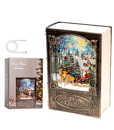 Amazon.com : Roman Musical Lighted Snowblow Lamp Post Blue House