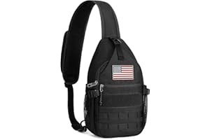 HALOVIE Crossbody Sling Bag Anti Theft Crossbody Backpack RFID Sling Backpack Lightweight Travel Hiking Chest Bag