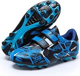 Hanani Boys Girls Football Boots FG/AG Soccer Shoes Unisex Blue