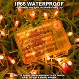 Dalugo Orange Halloween Lights 3M 30 LED IP65 Battery Powered with Timer view 4