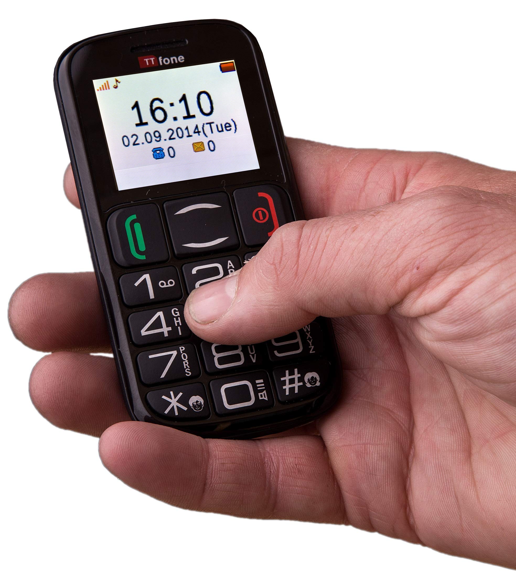 TTfone Mercury 2 (TT200) Vodafone Pay As You Go Prepay PAYG Big