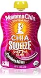 Mamma Chia Squeeze Vitality Snack, Strawberry Banana, 3.5 Ounce (Pack of 8)