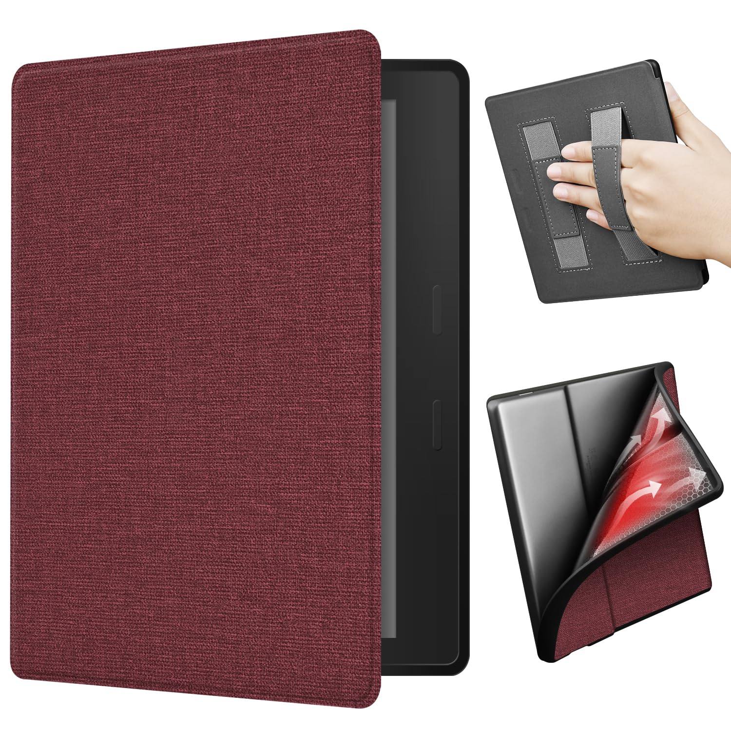 ERUNTO Case for 7-inch Kindle Oasis 2/3, TPU Cover