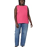 Amazon Essentials Women's Regular-Fit Sleeveless Layering Tank Top Crew Neck