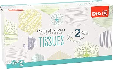 DIA tissues 2 capas caja 150 uds: Amazon.es: Alimentación y bebidas