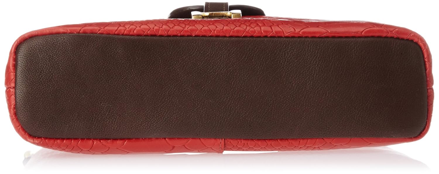 hidesign sb silvia 03 red leather sling bag