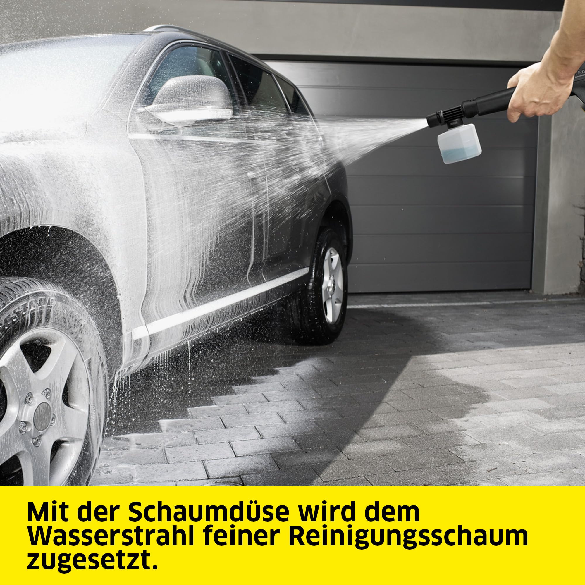 Kärcher Hochdruckreiniger K 7 WCM FJ, Druck: max. 180 bar, Fördermenge: max. 600 l/h, Flächenleistung: 60 m²/h, inkl. Schaumdüse für höchste Schmutzlösekraft, gelb 4