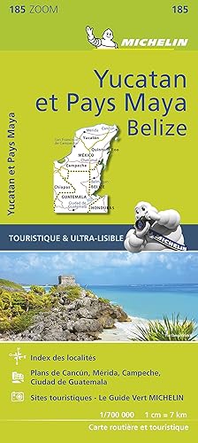 Download Carte Yucatan et Pays Maya Michelin PDF