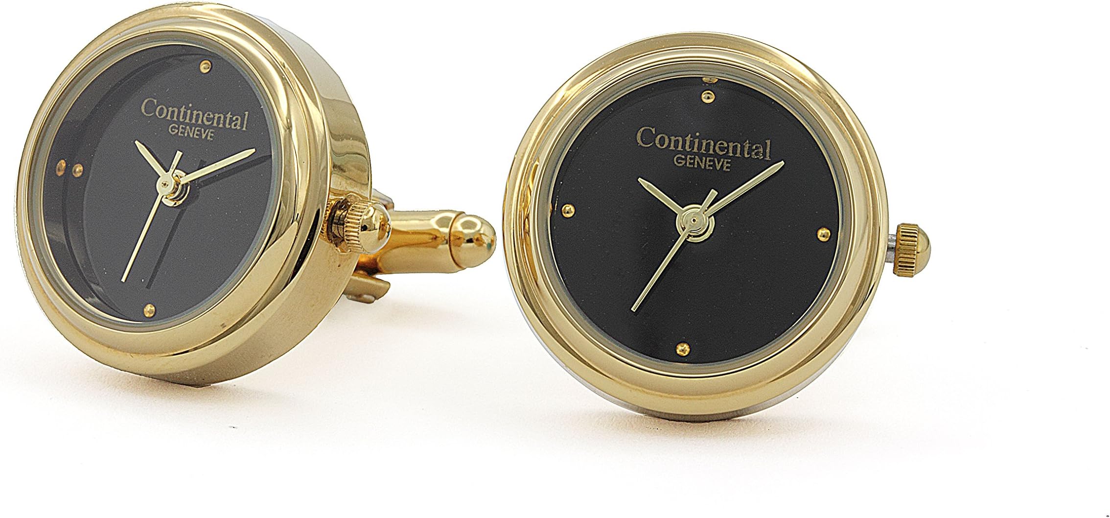 Gold Tone Cufflink Watches