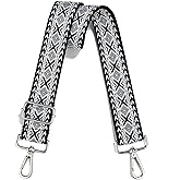 LVYOUME Crossbody Straps for Purses Silver Hardware Purse Strap Wide Shoulder Strap