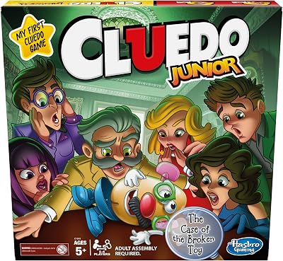 Hasbro Cluedo Junior Board Game for Kids 5+ Mystery Game 2–6 Players