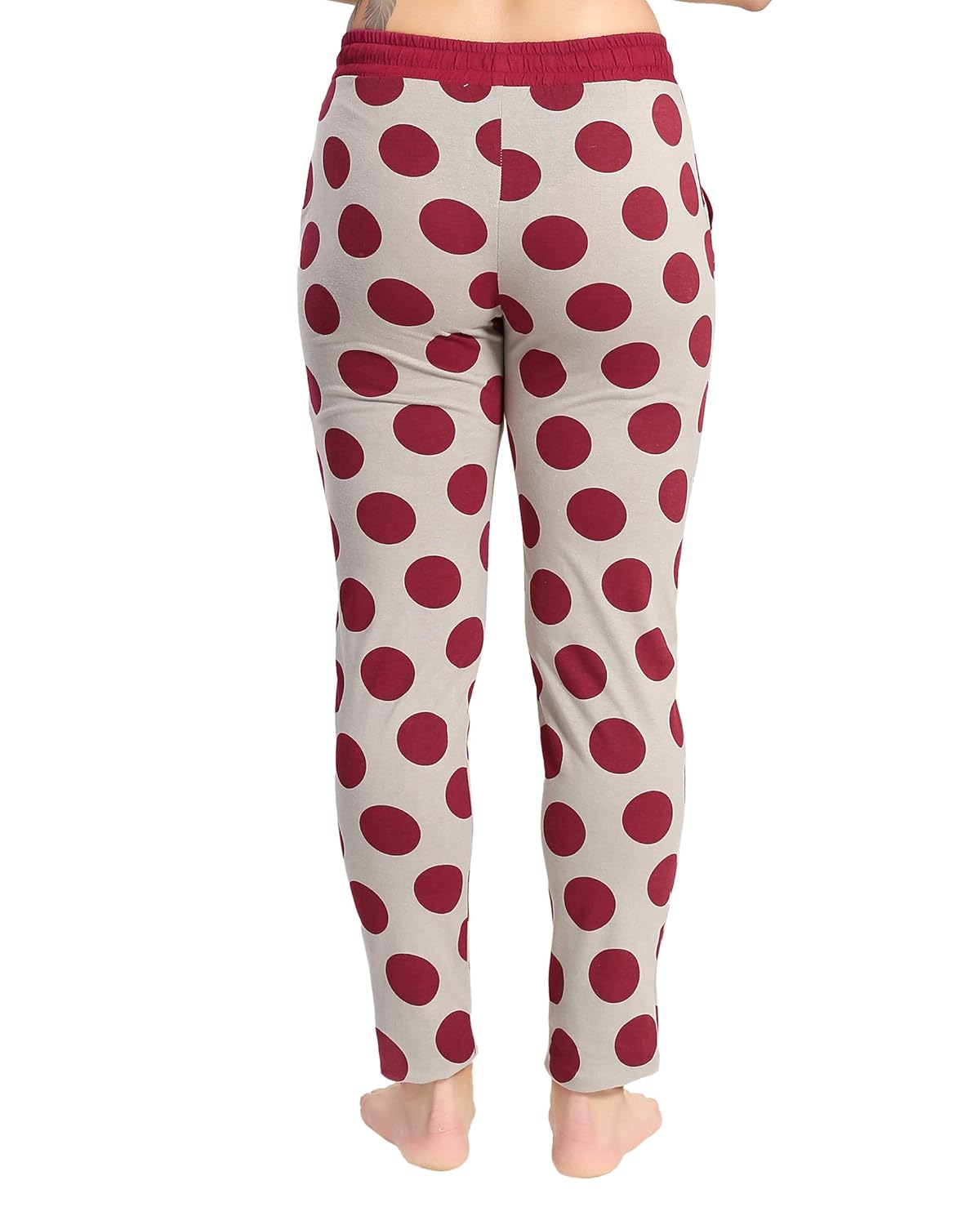 av2 women cotton solid jogger pyjama