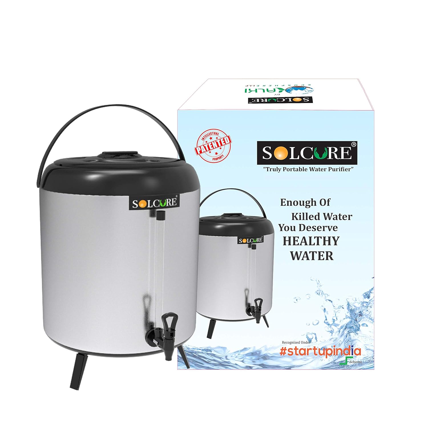 Kalki Ecosphere LLP. Solcure Alkaline Water Purifier (Silver) Amazon